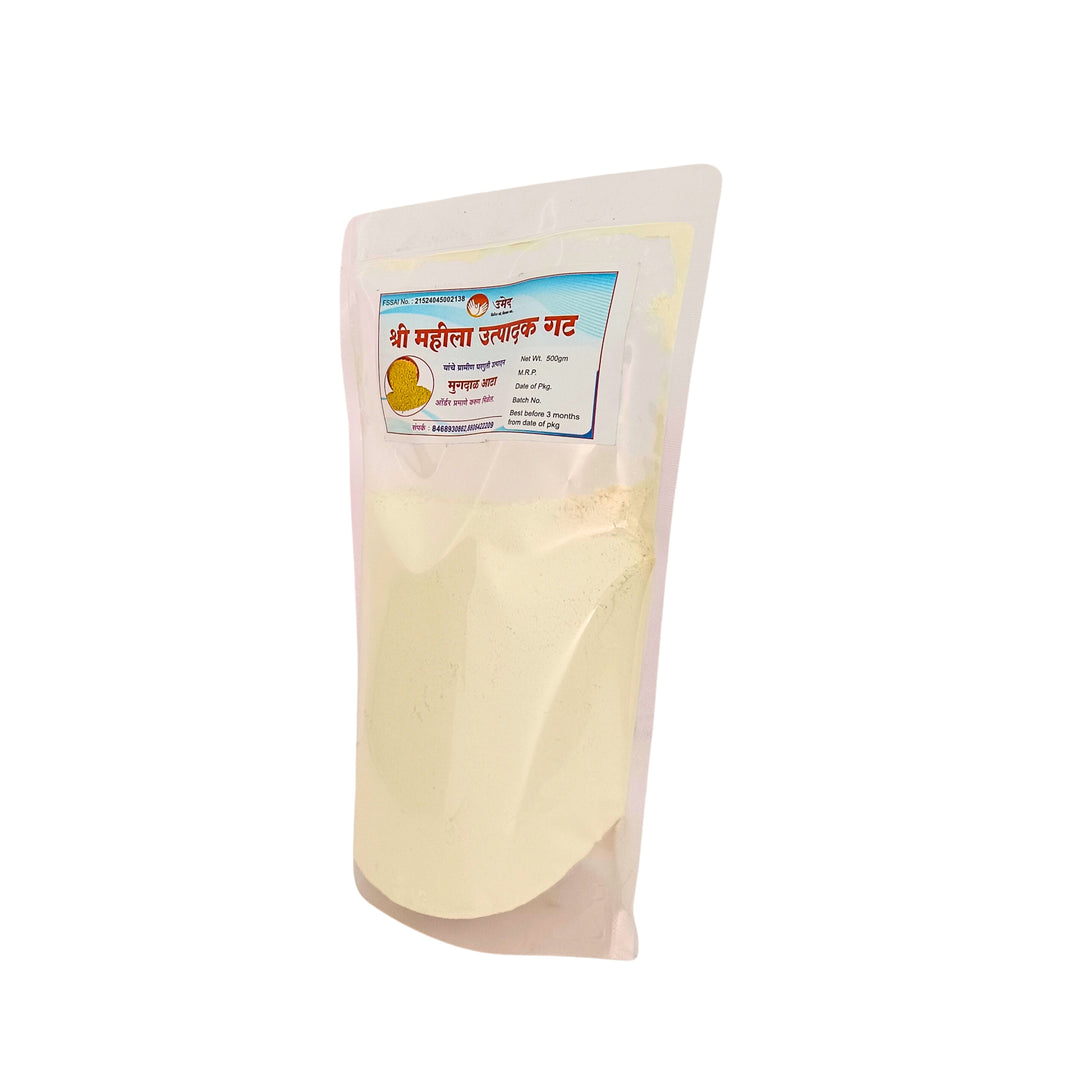 SHREE Mungdal Flour, Shree Mahila Utpadak gat, Healthy, Highly Fiberous, Natural Flavour, Pack Of 500gm