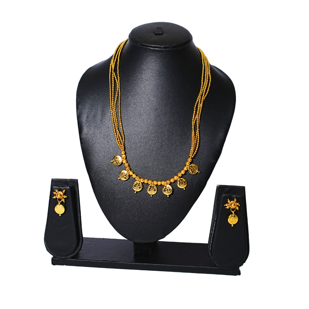 EKTA HANDMADE JEWELLERY, Golden Choker, Artificial Jewellery, Ekta Gram Sangh, Environment Friendly, Handmade Jwellery, Pack of 1 Piece