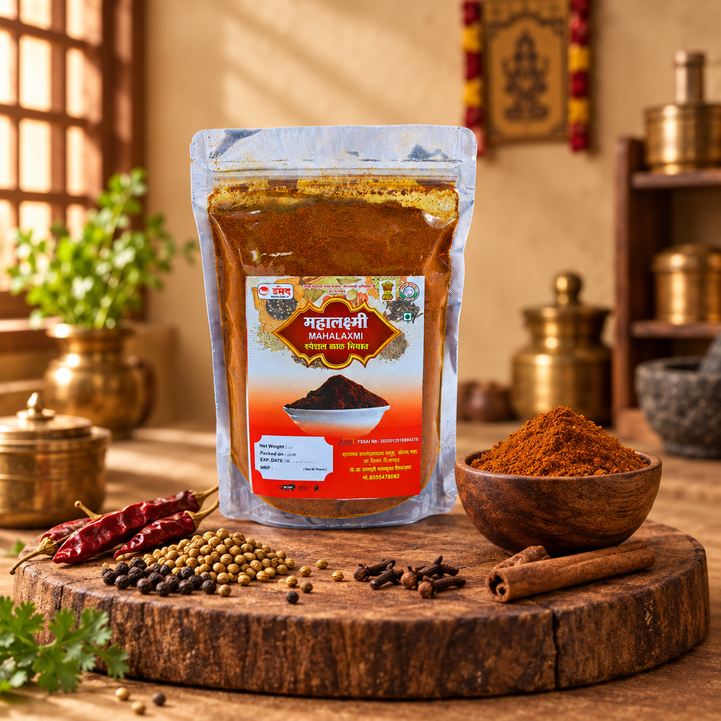 MAHALAKSHMI, Kala Masala, Dattatray SHG, No Added Colours & No Preservatives, Pack Of 1000gm