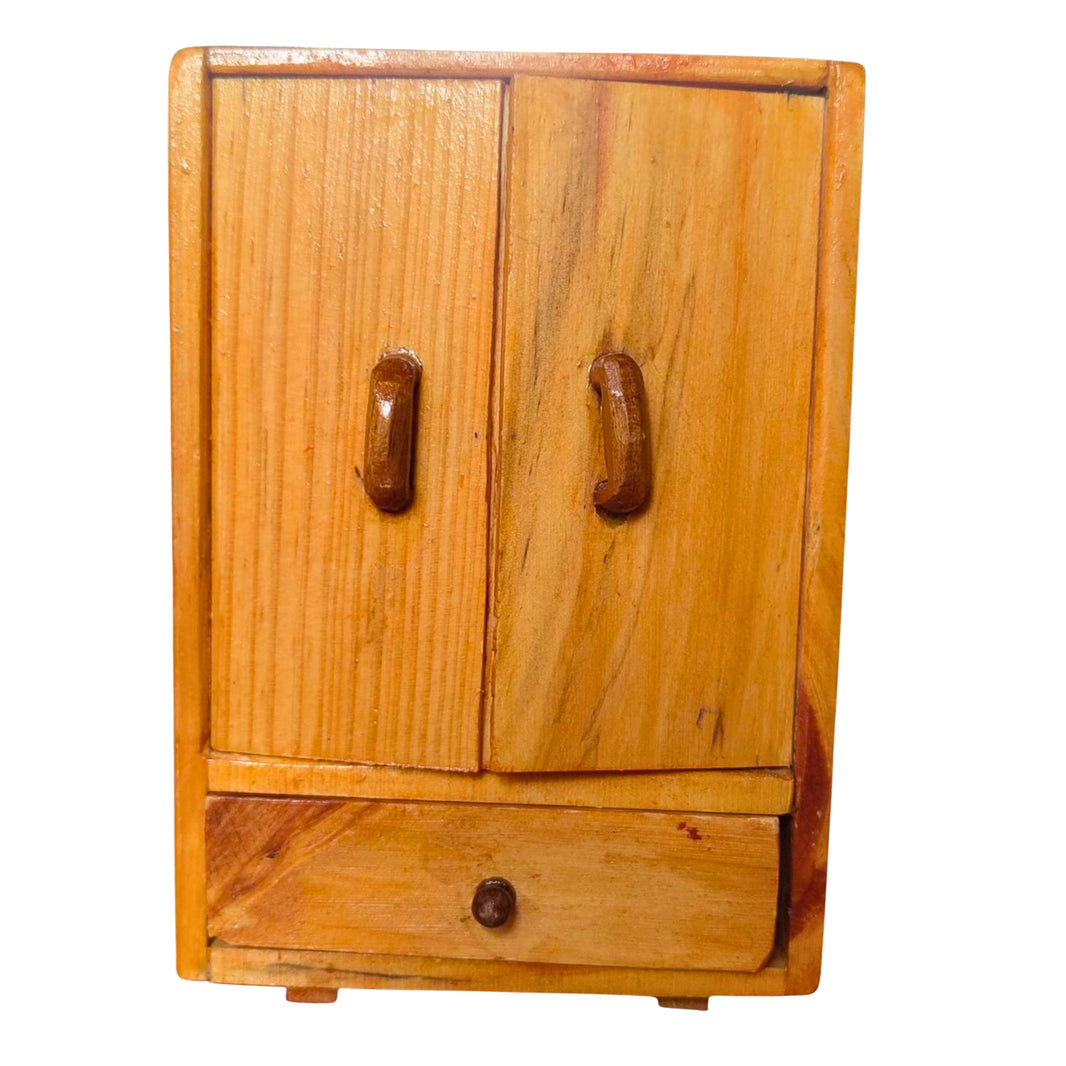 CHOUNDESWARI MAHILA SHG, KUNDAL ShowPiece Cupboard Wooden Craft (Kapat) Wooden Furniture Pack of 1 Piece