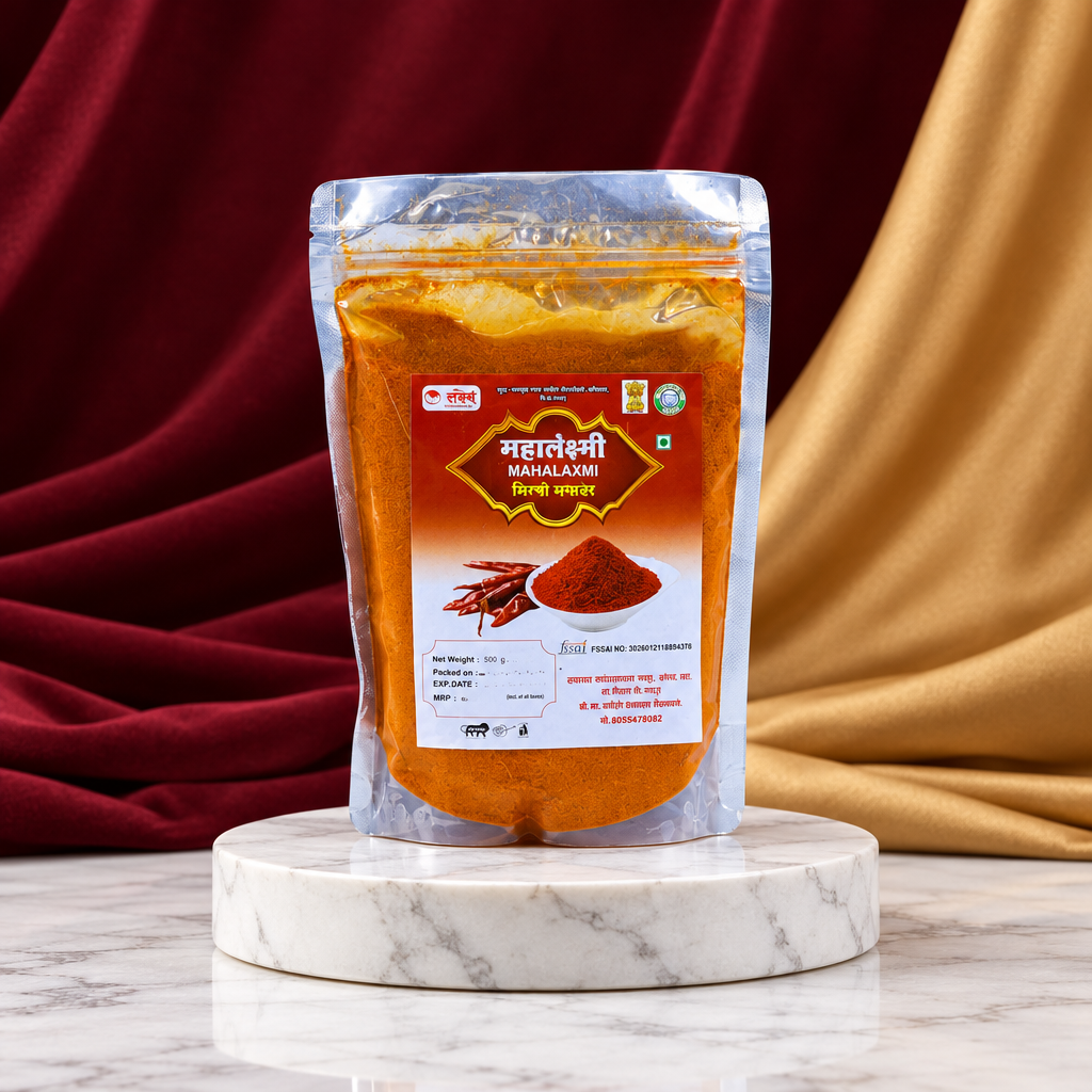 MAHALAKSHMI Red Chilli Powder (Lal Tikhat), 500 g