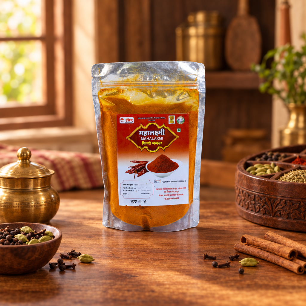 MAHALAKSHMI Red Chilli Powder (Lal Tikhat), 500 g