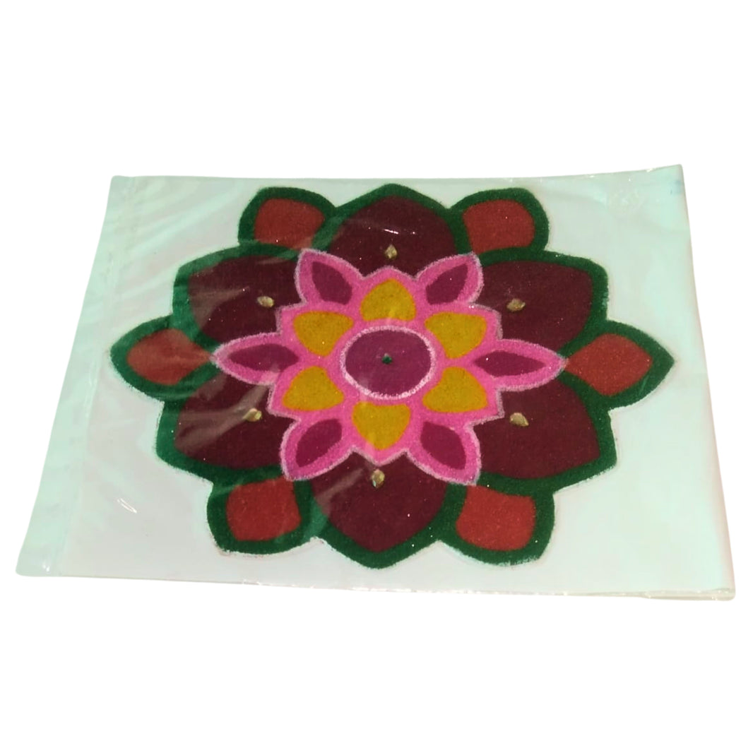 NAMA FUSION, Ready Circle Rangoli Template, Yogiraj SHG, Local Craftsmanship, Pack of 1 no