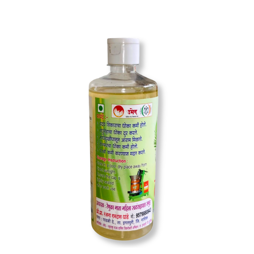 VARAD COCONUT OIL, Renukamata SHG, Wooden Pressed, Made By Natural Ingredients, Healthy, Pack of 1000 ml