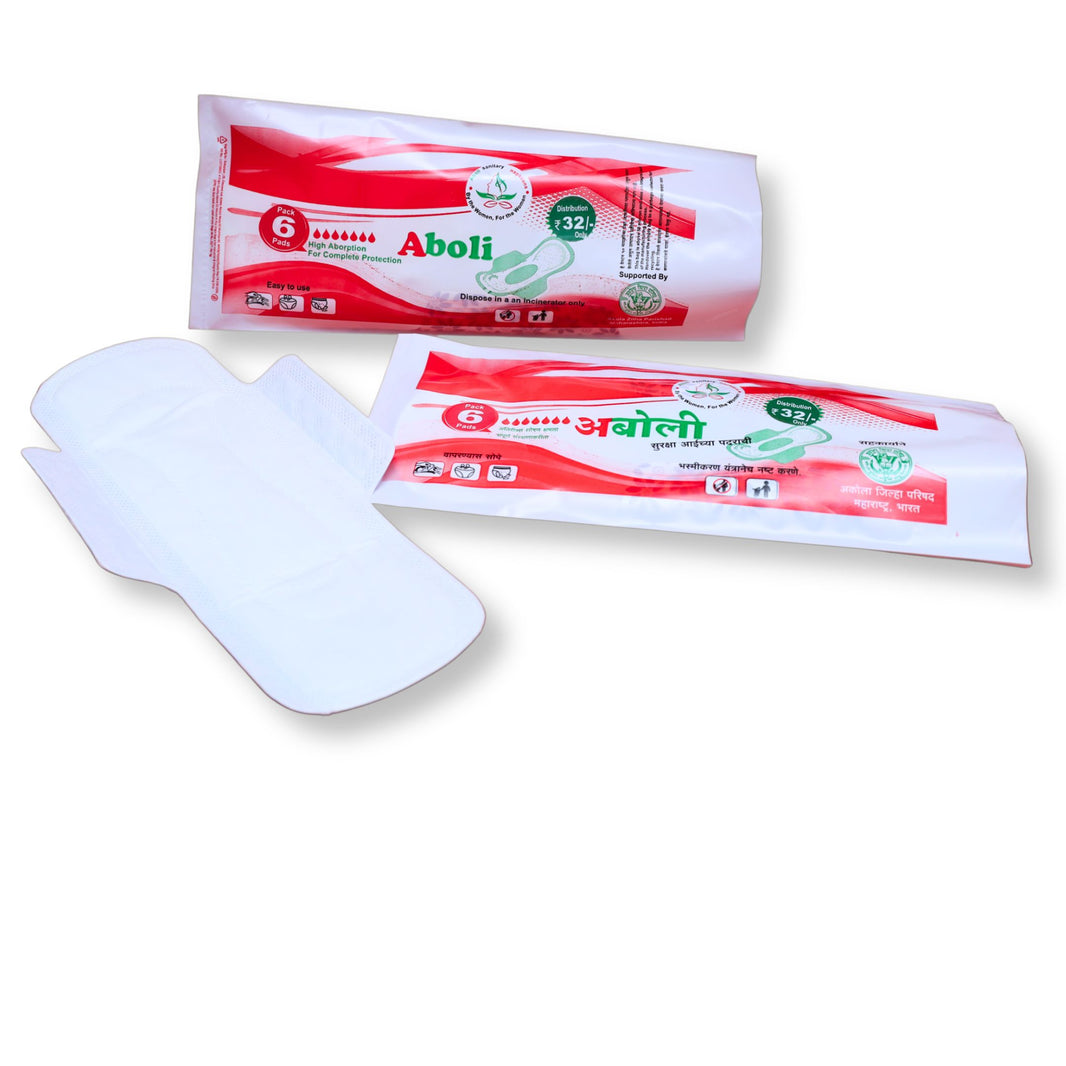 ABOLI Sanitary Pads, Natural,Hygenic,Cotton Base