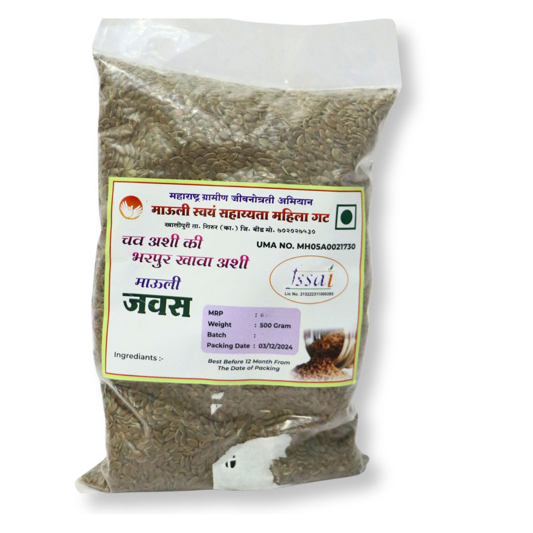 MAULI, Flaxseed, Natural, Healthy, Best Quality, Pack of 500 gms