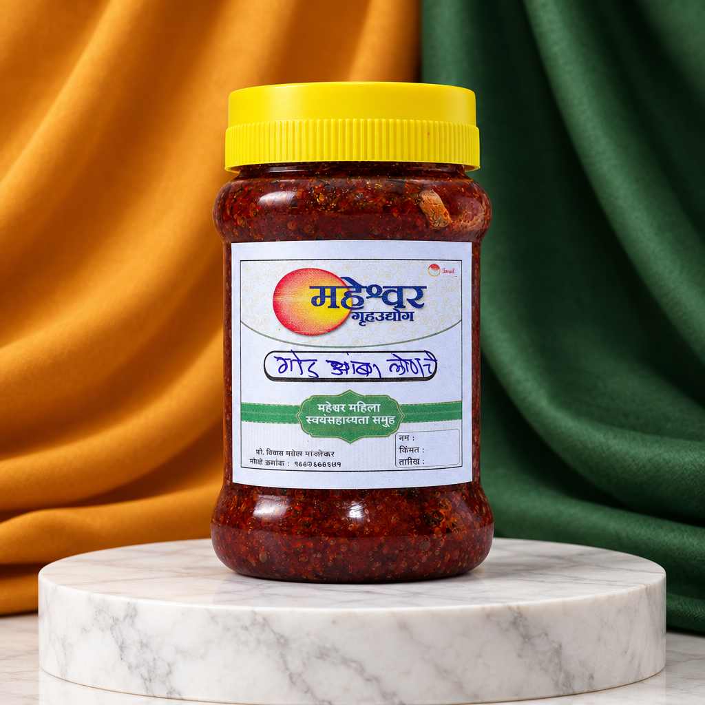 MAHESHWAR, Sweet Mango Pickle, Natural Ingredient, No Artificial Essence,Pack of 100 gm