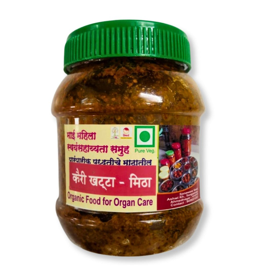 MAI, Tangy Raw Mango Pickle, Natural Ingredient, No Artificial Essence, Pack of 1000 gms