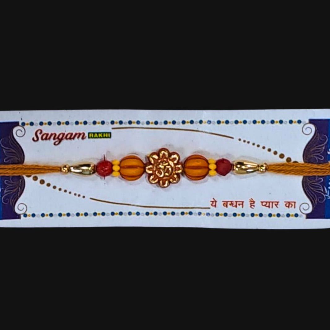 Aadarsh, Handcrafted Floral Beaded Rakhi, Local Craftsmanship, Pack Of 1