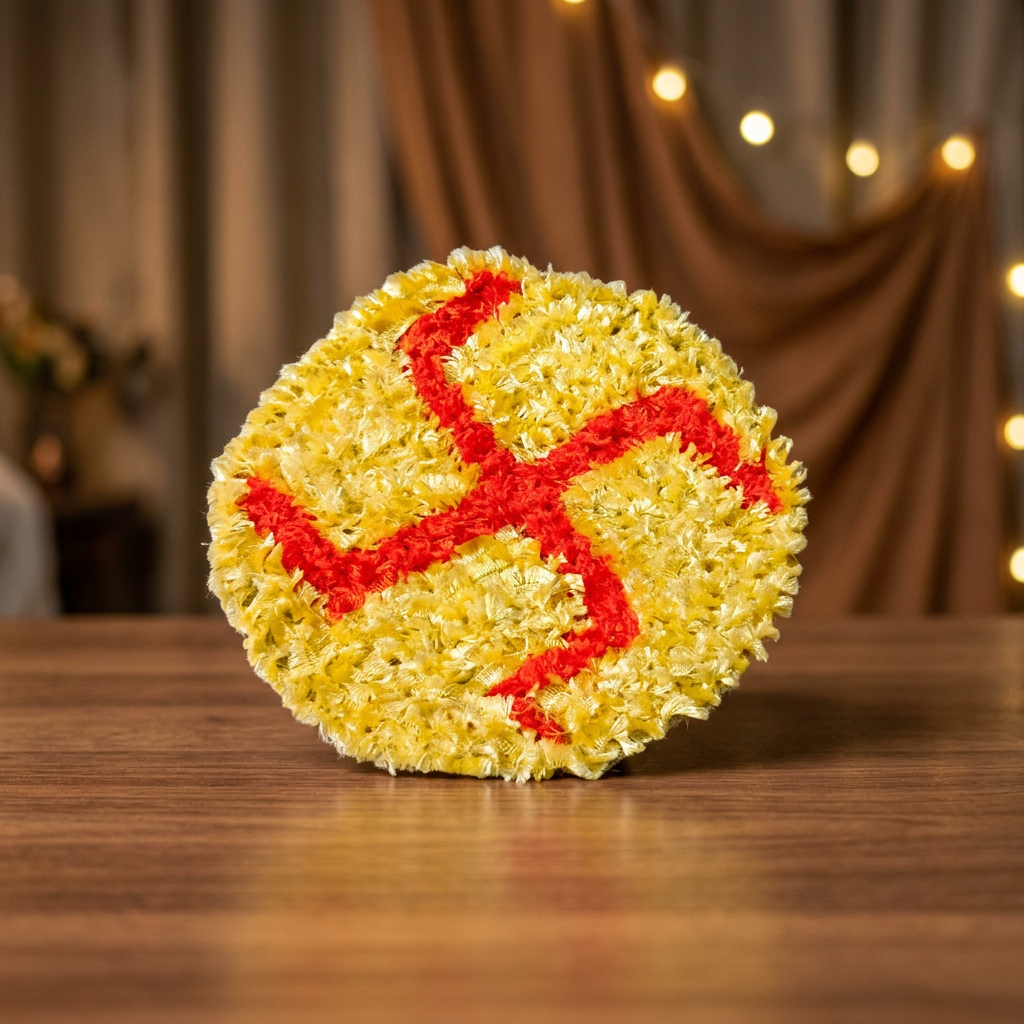 DEVLEKAR BANDHU Swastik Mat Rangoli Type 3 Pack Of 1 Item Auspicious Decorative Festival Floor Decor