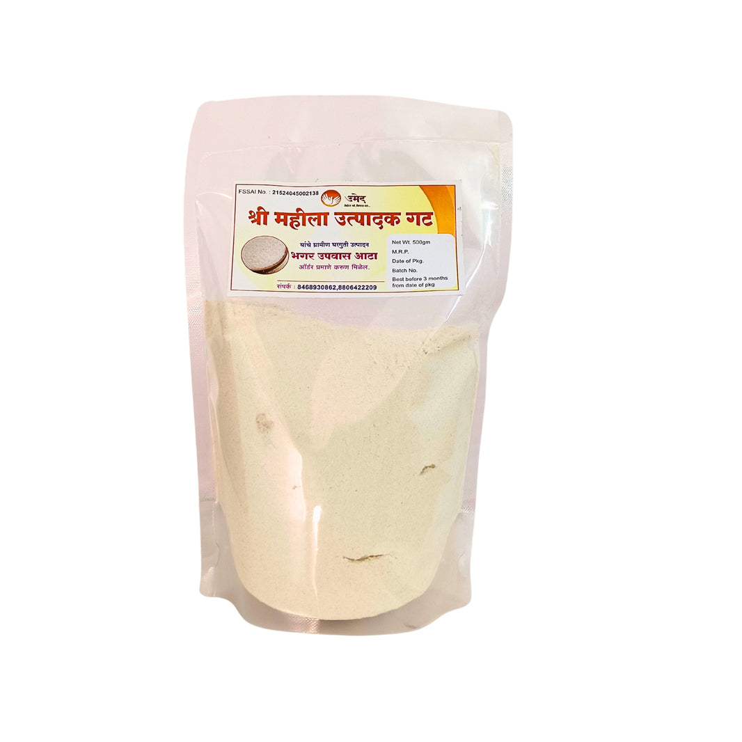 SHREE Varai Flour, Bhagar Flour, Shree Mahila Utpadak gat, Healthy, Highly Fiberous, Natural Flavour, Pack Of 500gm
