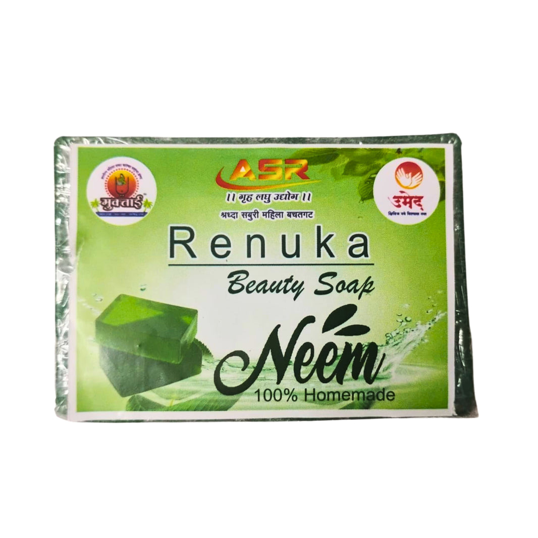 SHRADHA SABURI - Neem Soap 100 gm | Authentic, Freshly Made, No Artificial Flavor, Healthy Snack | 100 GM
