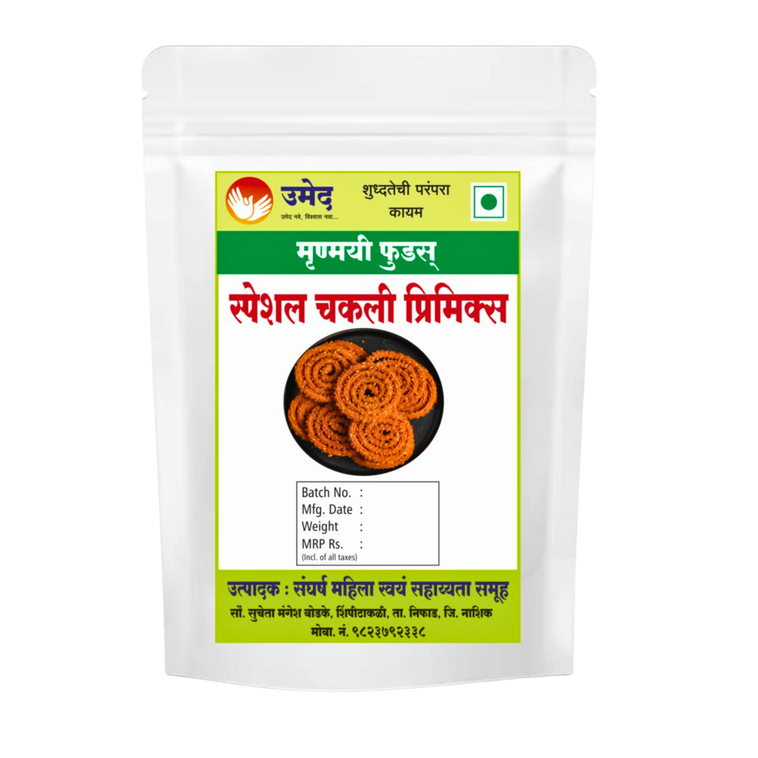 SANGHARSH – Chakali Bhajani Premix 500 Gm | Nutritious, No Added Flavour, No Added Colour, Handmade | Pack of 500 gm