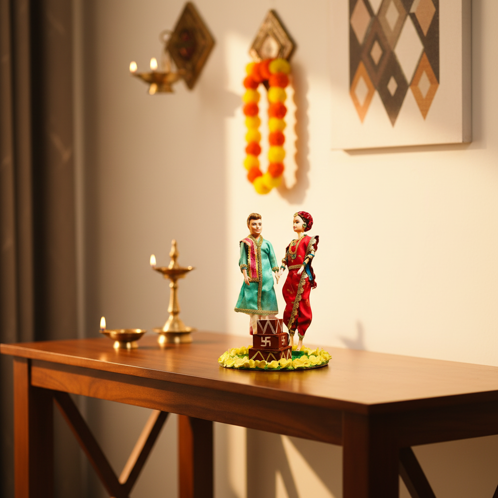 AADHAR MAHILA SHG – Handcraft Swastik Jodi Set Handmade with Care, Premium Quality, Durable Design Pack of 1 Piece