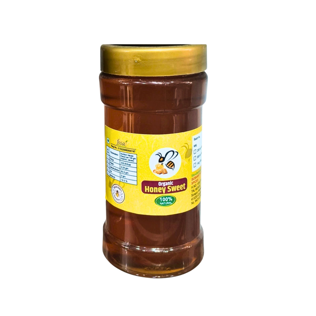 ORGANIC HONEY SWEET Natural Honey Sweet No Added Sugar Or Chemicals Pure Taste Ideal For Daily Consumption 500 gm
