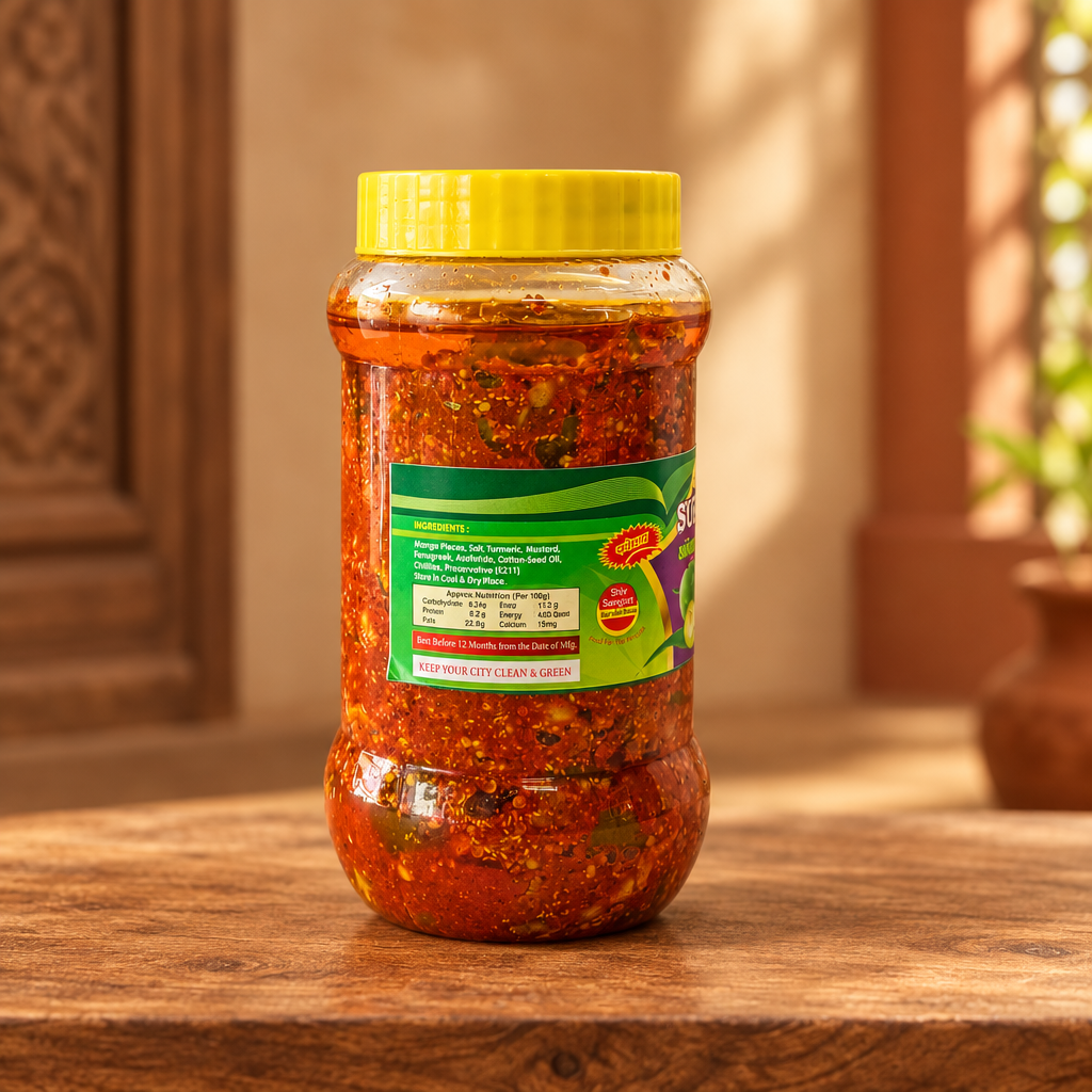 MANE Mango Pickle, Shri Sai SHG, Natural Ingredients, No Artificial Colour, Pack of 100 gm