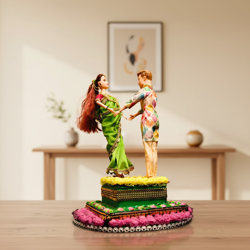 AADHAR MAHILA SHG – Handcraft Couple Set (Hatat Hat) Handmade with Care, Premium Quality, Durable Design Pack of 1 Piece