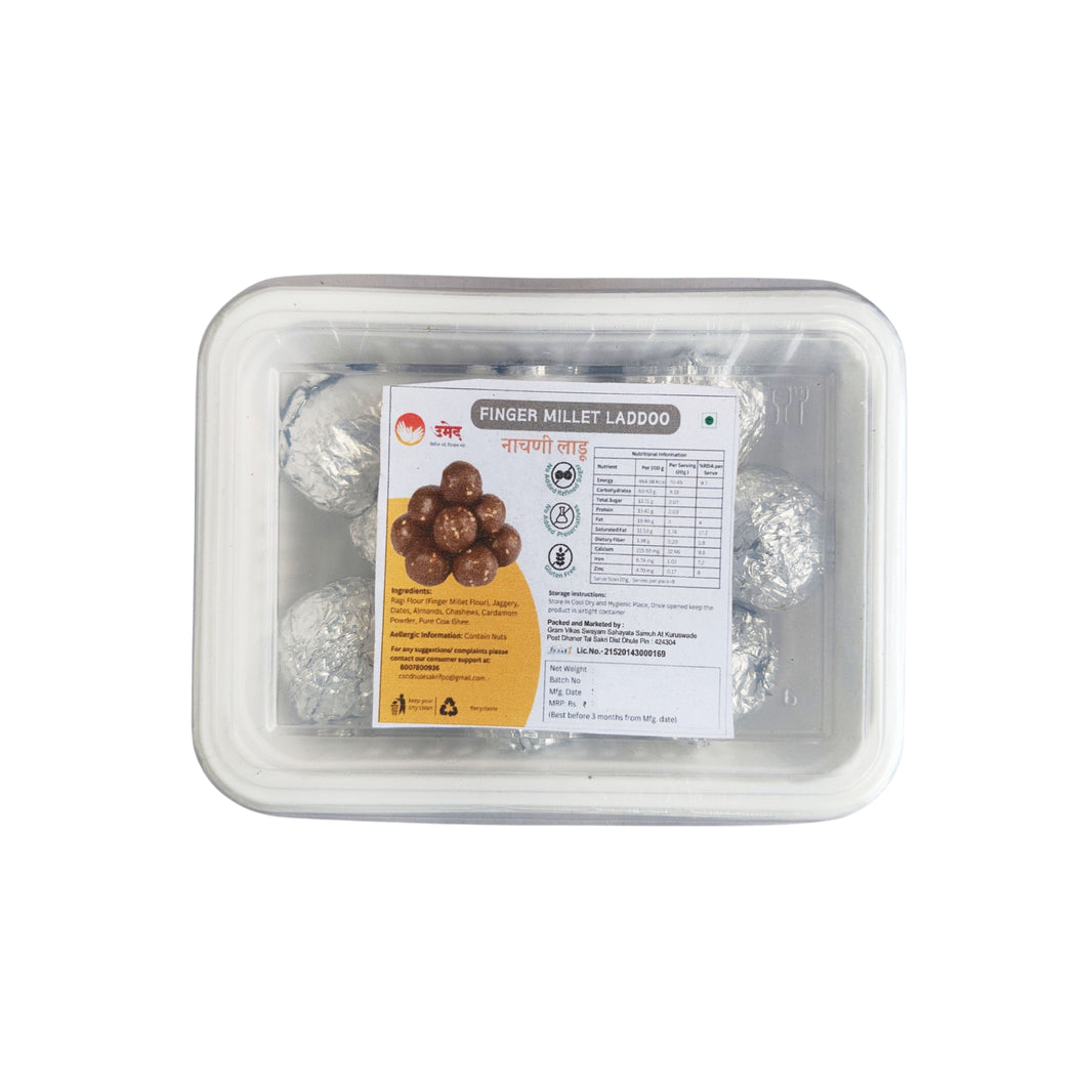 POSHAN SUTRA Nagali Ladu Pack Of 180gm Traditional Ragi Energy Sweet Healthy Homemade Nutritious Festive Snack Premium Quality