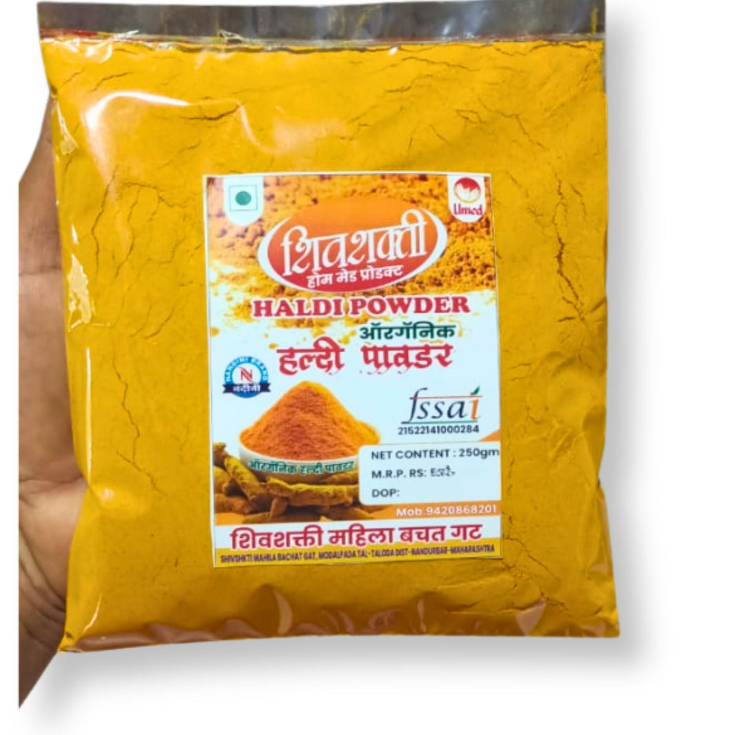 SHIVSHAKTI Tumeric Powder,Swabhiman SHG, Premium Quality, Natural, Healthy, Pack of 250 gms