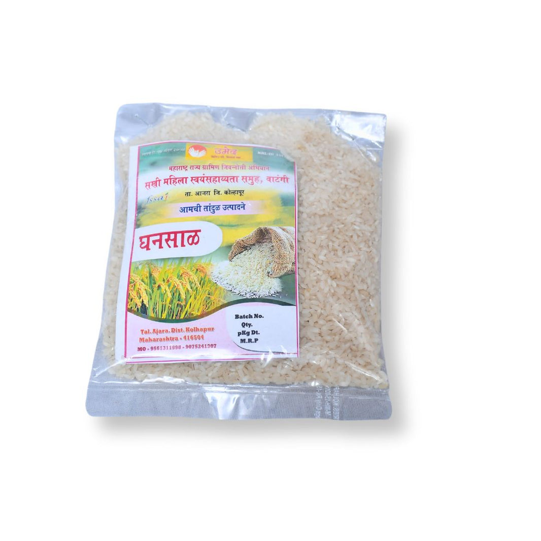 SAKHI, Ajara Ghasal Rice, Locally Sourced, Sustainable Agriculture Products, Pack of 1000 gm