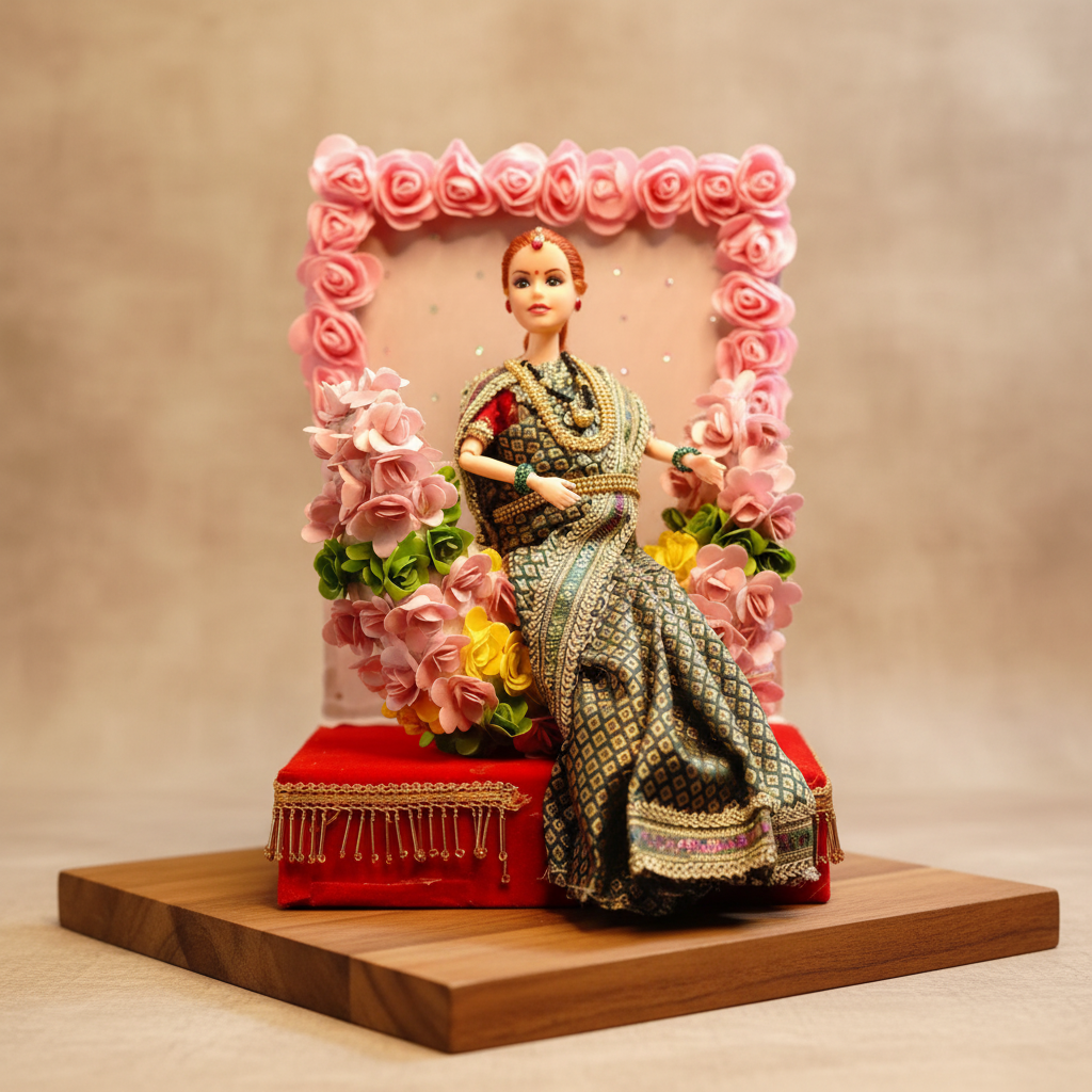 AADHAR MAHILA SHG – Handcraft Women Dohale Set Handmade with Care, Premium Quality, Durable Design Pack of 1 Piece