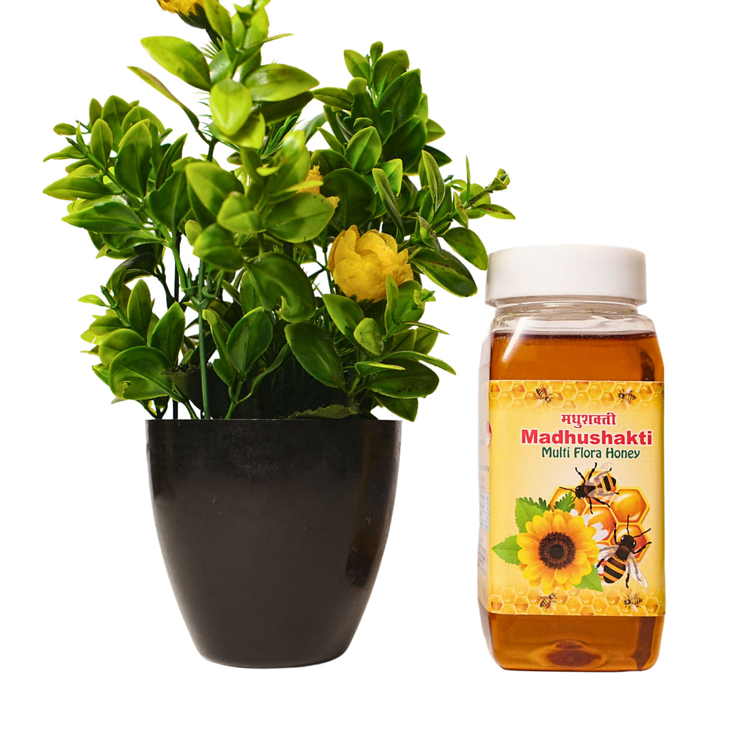 MADHUSHAKTI Natural Honey, Made By Rajlakshmi SHG, No Artificial Flavours, Pack of 250 gm