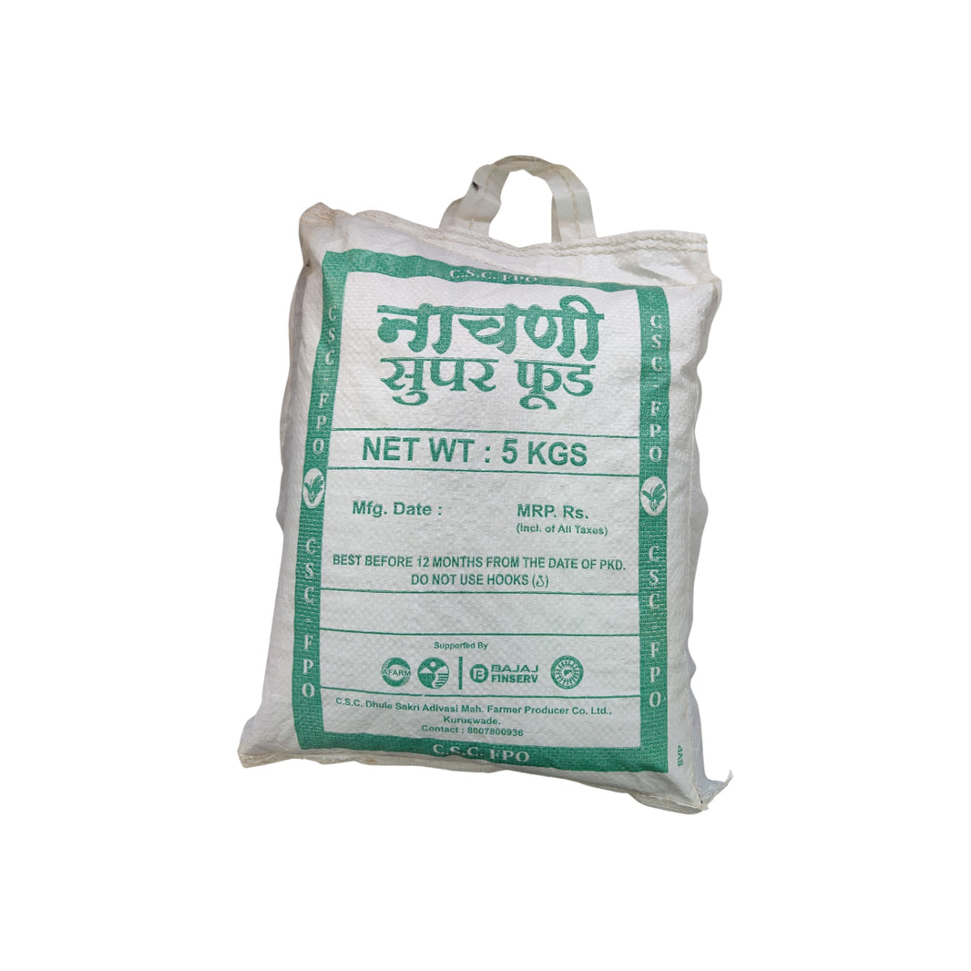 POSHAN SUTRA Nagali Millet Pack Of 5000gm Premium Finger Millet Natural Grain Healthy Daily Cooking Traditional Nutrition Quality