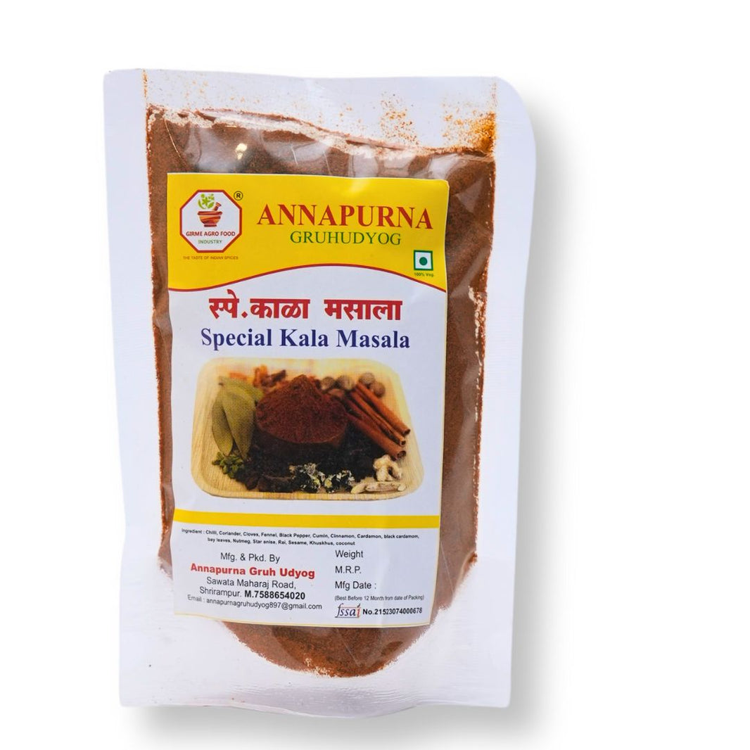 ANNAPURNA, Kala Masala, Jagdamba SHG,Natural Ingredients, No Artificial Colour, Pack of 100 gm