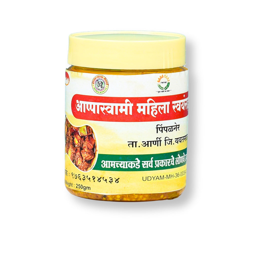 Appaswami Sawayam Mango Pickle, Natural Ingredients, No Artificial Essence, Pack of 250 gms