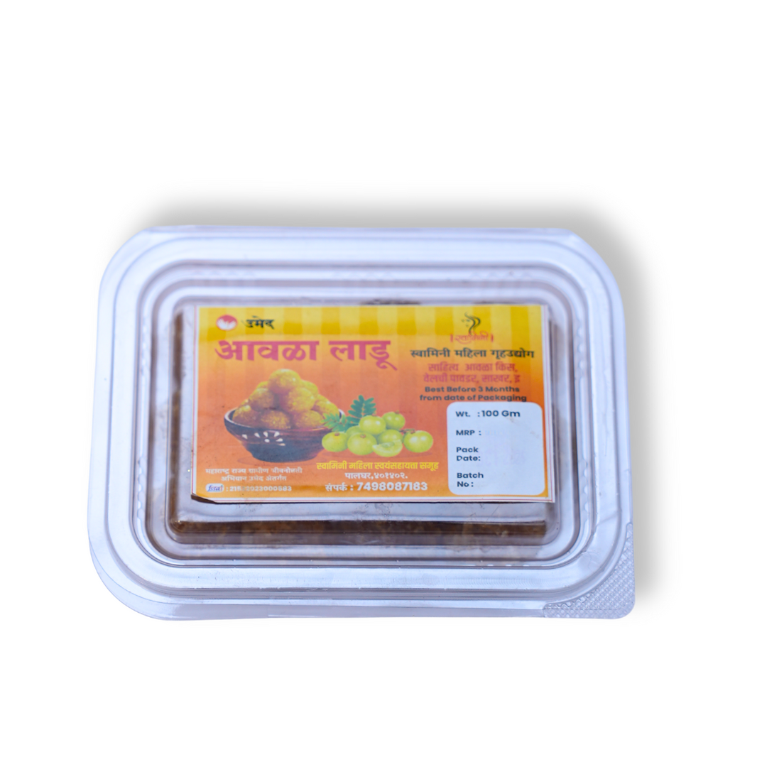 SWAMINI, Amala Ladoo, Made By Natural Ingredients, No Artificial Flavour, Pack of 100 gm