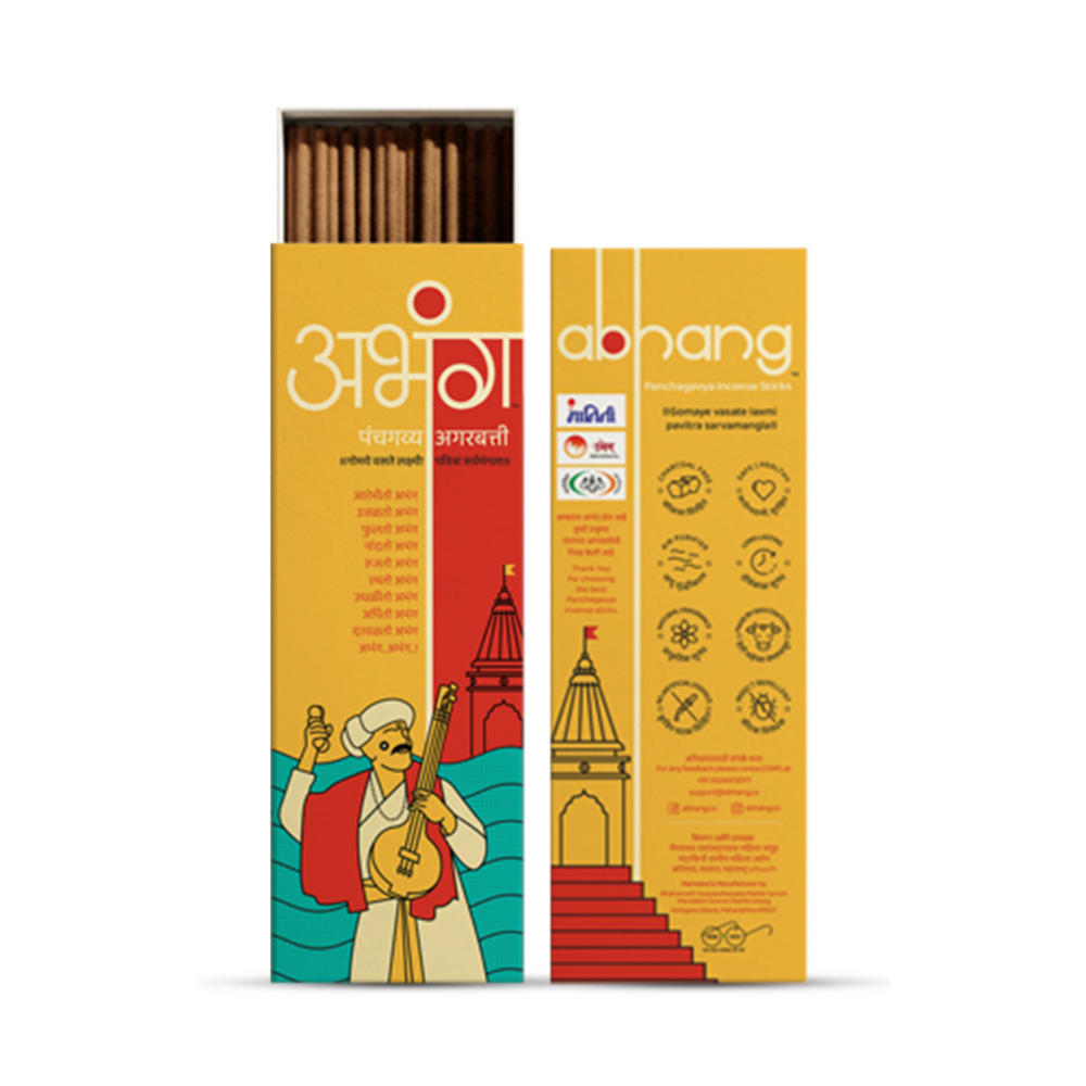 ABHANG Agarbatti Combo Pack (Lemongrass, Panchagavya Mild, and Panchag