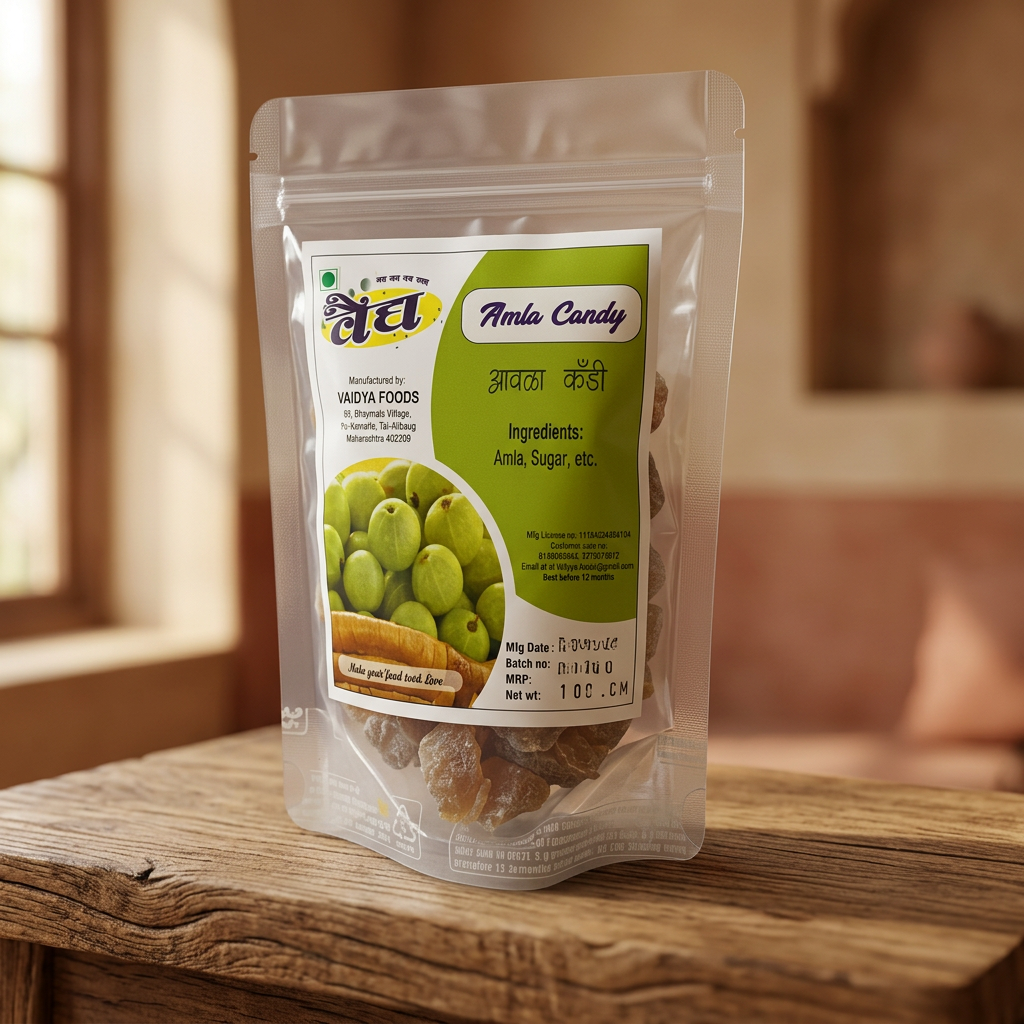 VAIDYA Amla Candy, 100 g | No Artificial Flavour