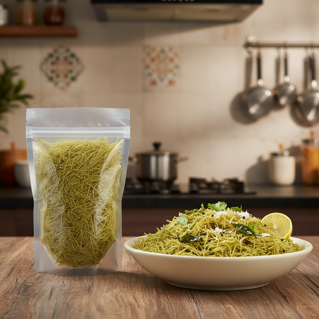 EKTA, Palak Shevai, Made By Natural Ingredients, Pack of 100 gm