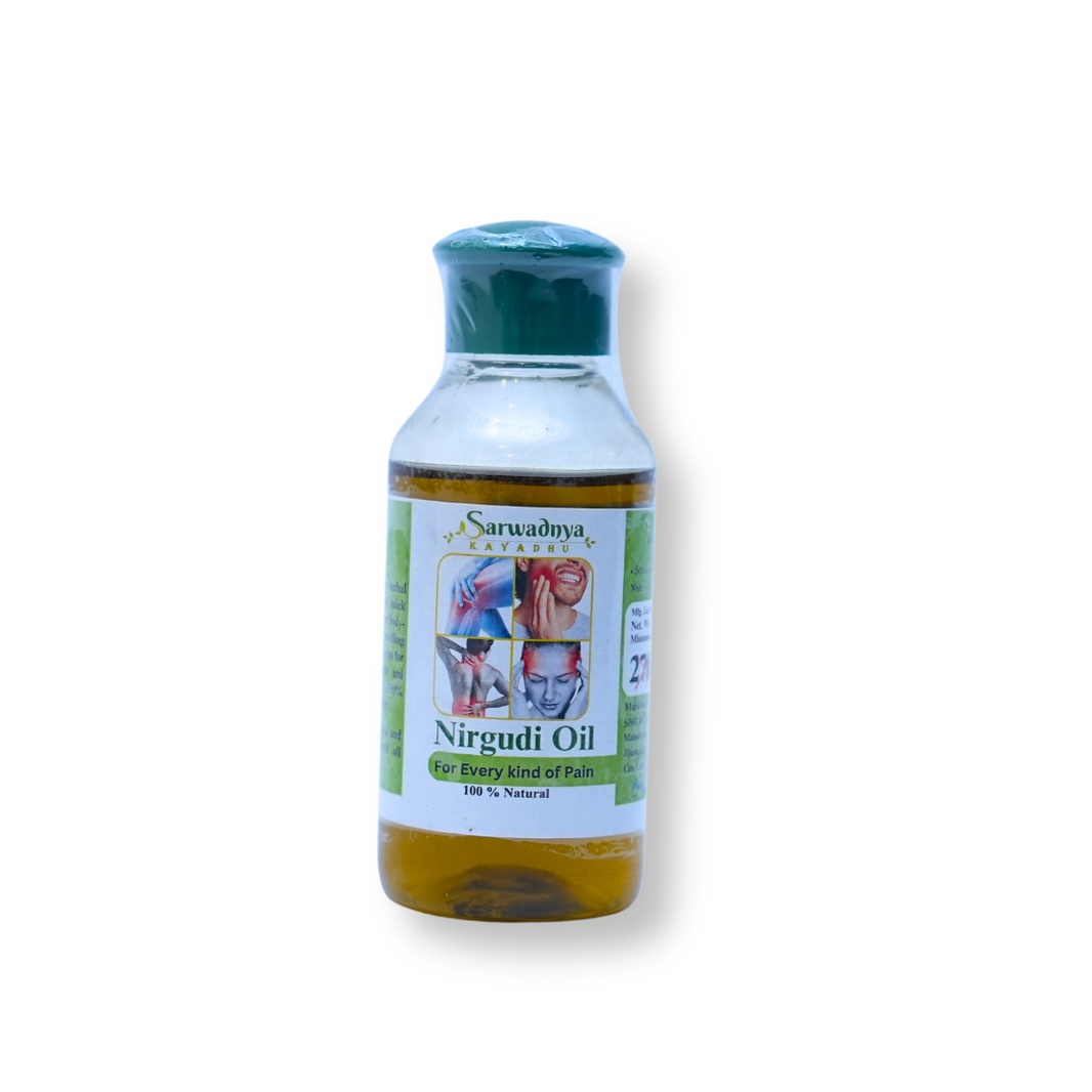 SARVADNYA Nirgudi Oil, Natural Ingredients, No Artificial Content, Pack of 100ml