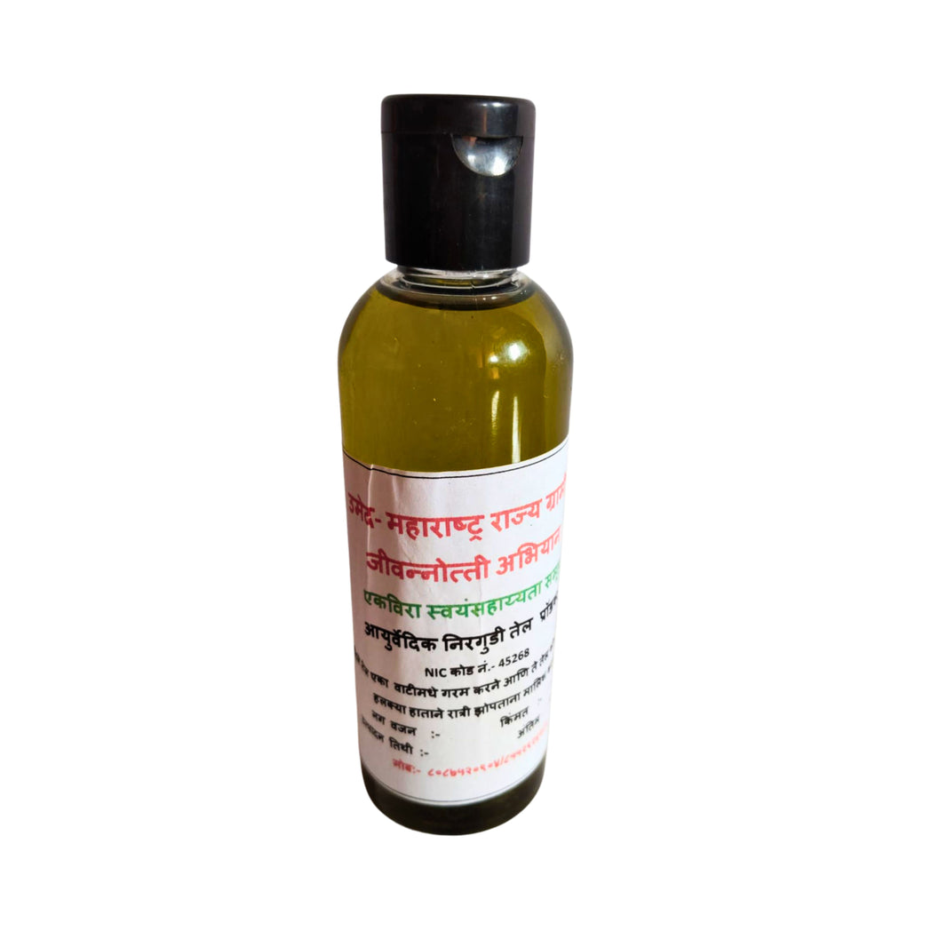 RAYERI Nirgudi Massage Oil Pack Of 100ml Traditional Herbal Body Massage Relaxation Oil