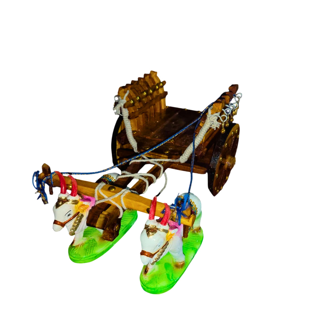 LAXMI – Bull Cart Sag Wood | Premium Quality, Handmade with Care, Authentic, Durable | Pack of 1