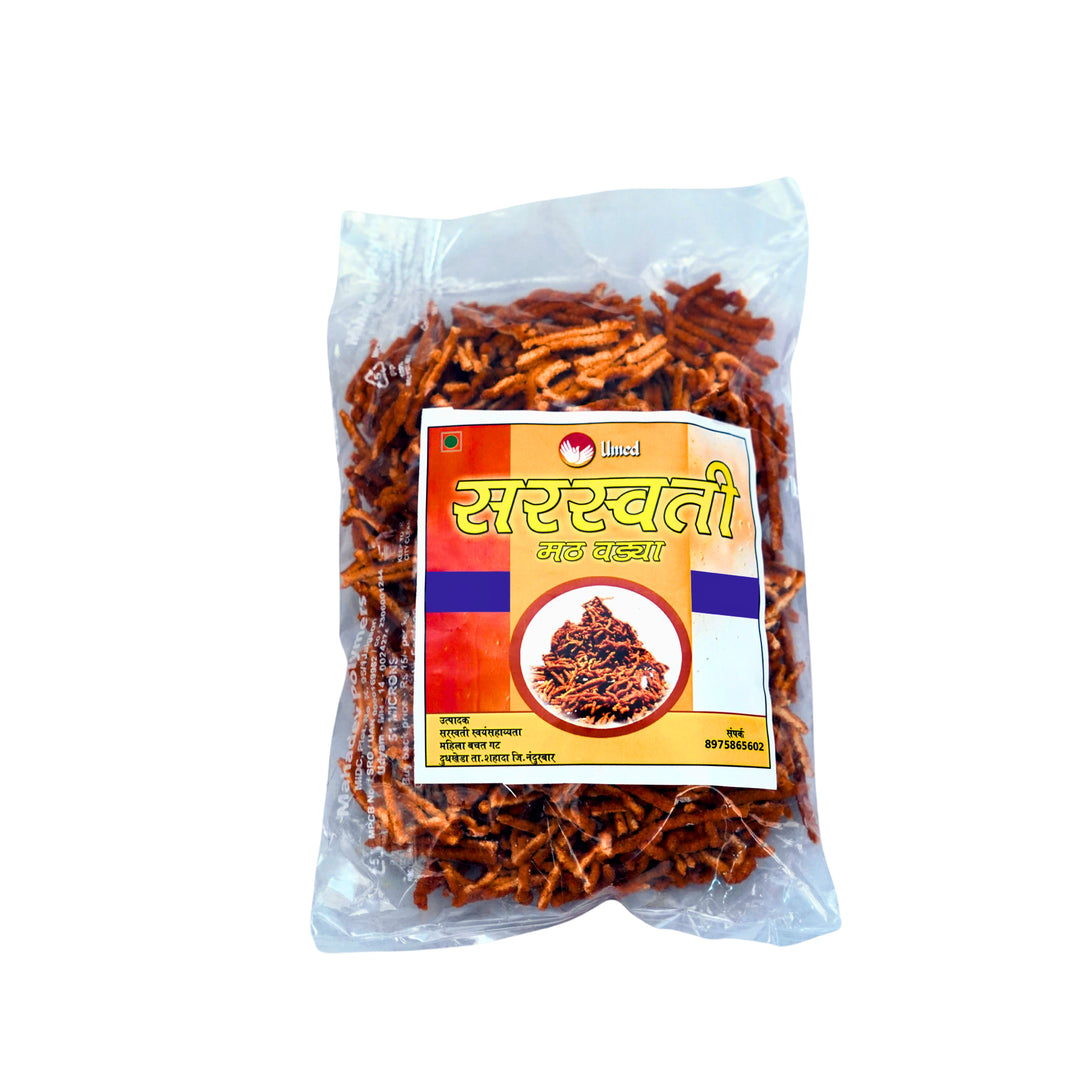 SARSWATI Math Mug Vadi Pack of 500 gm Traditional Protein Rich Snack Made from Moth Beans and Green Gram