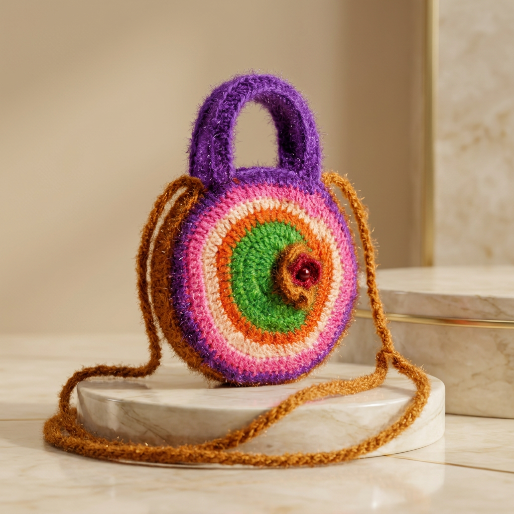 JANAI HASTKALA Ladies Hand Purse Pack Of 1 Piece Handcrafted Fashion Accessory Stylish Daily Utility