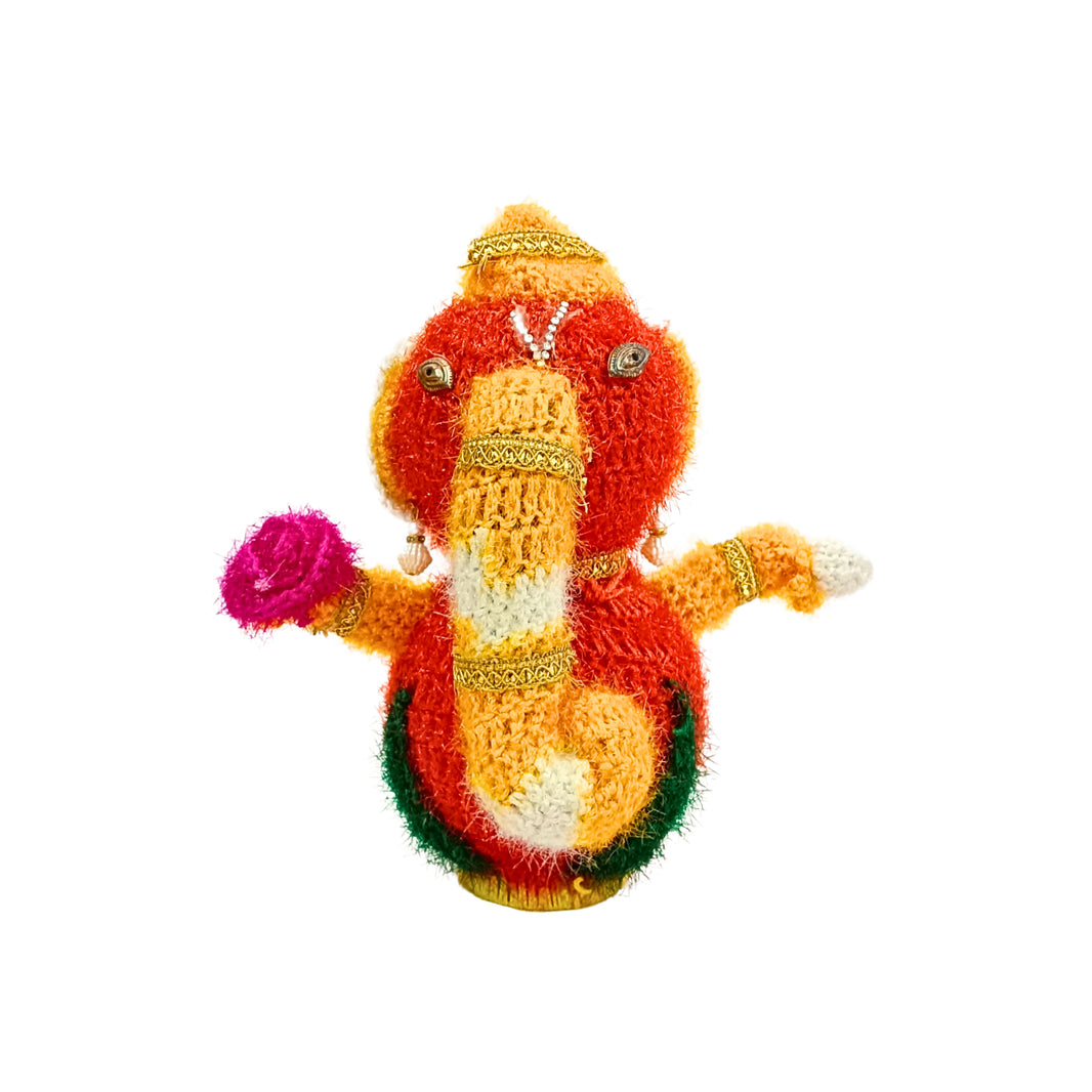 DNYANESHWAR MAULI Woolen Ganapati, Made By Dnyaneshwar Mauli SHG, Pack Of 1 Piece