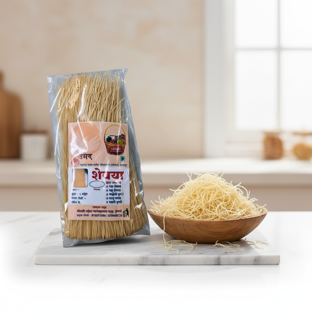 SHREE SHAKTI Shevai Traditional Noodle Style Food Easy And Quick To Cook Suitable For Breakfast Dishes Made By Shree Shakti Mahila SHG 1 kg