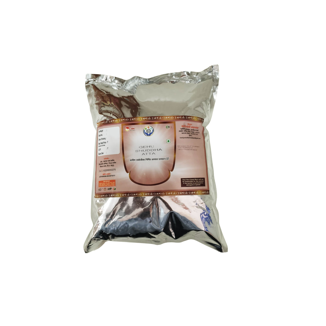 RANI HIRAI Pure Wheat Flour Gehu Shudha Ata Pack Of 1000gm Traditional Daily Cooking Chapati Bread Flour Authentic Quality