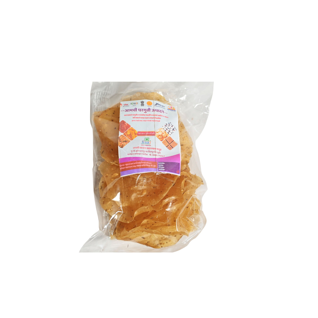 UNNATI PAPAD Shabudana Papad Pack Of 1000gm Traditional Fasting Papad Ready To Fry Crispy Homemade Authentic Taste
