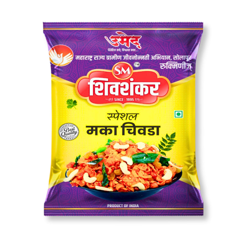 SHIVSHAKAR Corn Chiwada, Made By Natural Ingredients, No Artificial Flavours, Pack of 400 gm