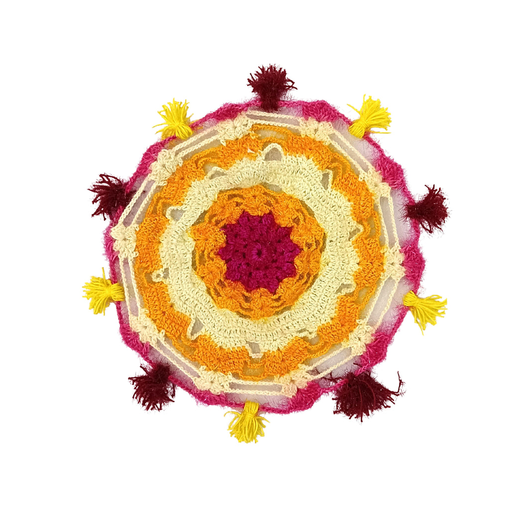 DNYANESHWAR MAULI Woolen Plate Cover-180gm, Made By Dnyaneshwar Mauli SHG, Pack Of 1 Piece