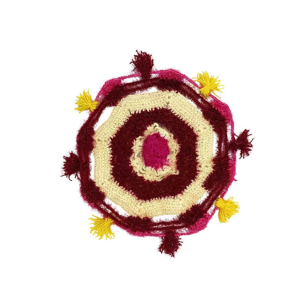 DNYANESHWAR MAULI Woolen Plate Cover-145 gm, Made By Dnyaneshwar Mauli SHG, Pack Of 1 Piece