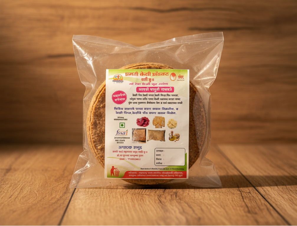 MAA REVA Nagali Papad Pack Of 1000gm Traditional Ragi Papad Ready To Fry Crispy Homemade Authentic Taste