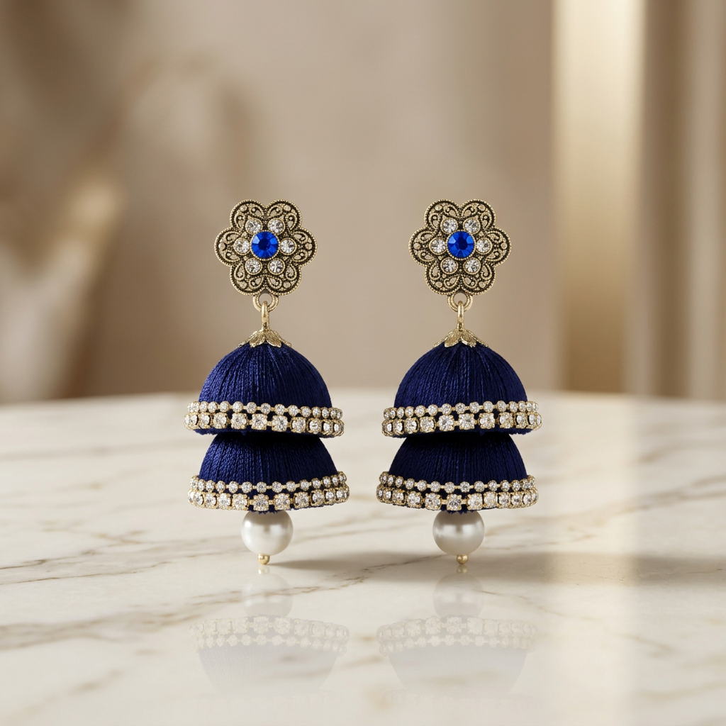 RANI HIRAI Earrings Pack Of 1pcs Traditional Fashion Jewellery Decorative Daily Wear Accessory Authentic Quality