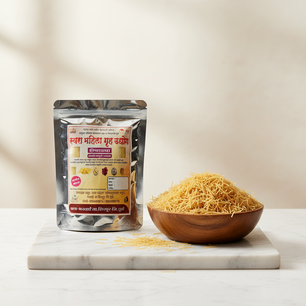 SWARA Shevai Pack Of 1000gm Traditional Vermicelli Authentic Homemade Rich Taste Breakfast Kheer Upma Premium Quality