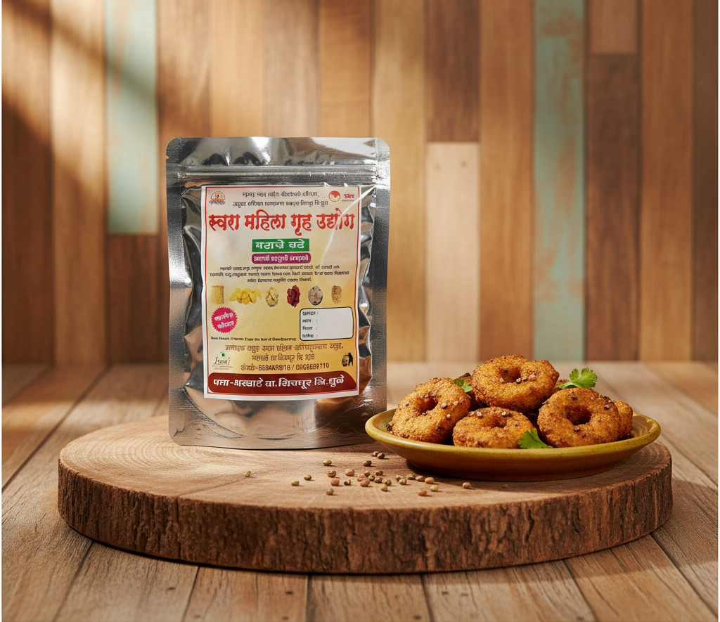 SWARA Math Vada Pack Of 1000gm Traditional Matki Vadi Homemade Authentic Ready To Cook Maharashtrian Premium Quality