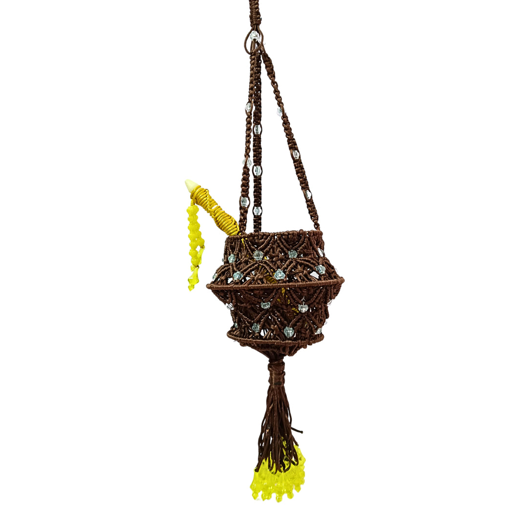 VAISHNAVI Woolen Microm Dahi Handi, Made By Vaishnavi SHG, Pack Of 1 Piece